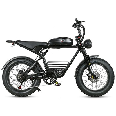 Електровелосипед SAMEBIKE Pilot M20 SR (1000 Вт; 18 А*год; 48 В), колеса 20", з ручкою газу, чорний Изображение
