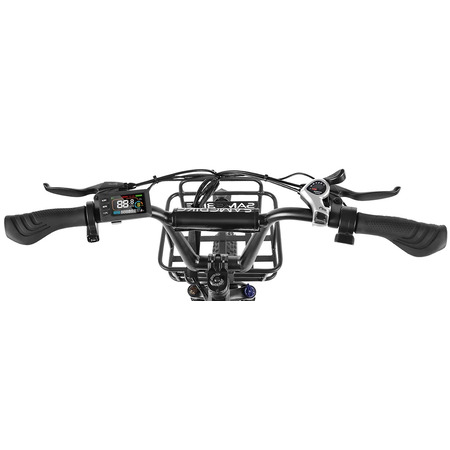 Електровелосипед Samebike C05 Pro (500 Вт, 15 А*год, 36 В), колеса 20", з ручкою газу, білий Изображение