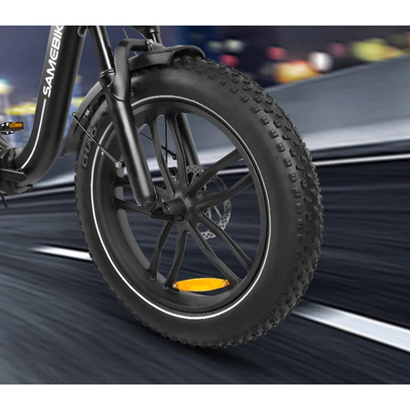 Електровелосипед Samebike C05 Pro (500 Вт, 15 А*год, 36 В), колеса 20", з ручкою газу, білий Изображение
