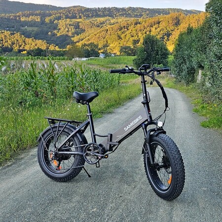 Електровелосипед Samebike LOTDM200-II (750 Вт, 13 А*год, 48 В), колеса 20", з ручкою газу, чорний Изображение