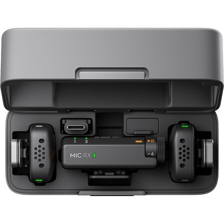 Мікрофонна радіосистема для смартфона DJI Mic Mini 2TX + 1RX + Charging Case Изображение