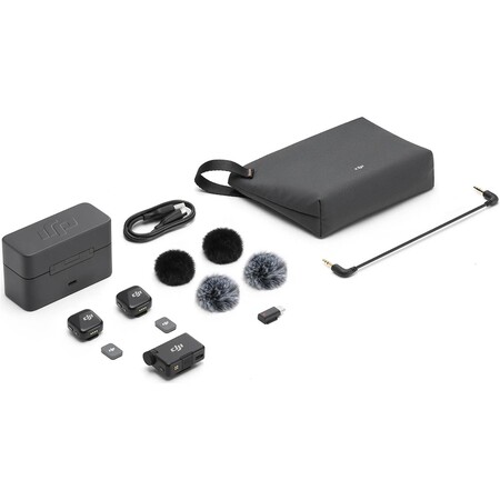 Мікрофонна радіосистема для смартфона DJI Mic Mini 2TX + 1RX + Charging Case Изображение