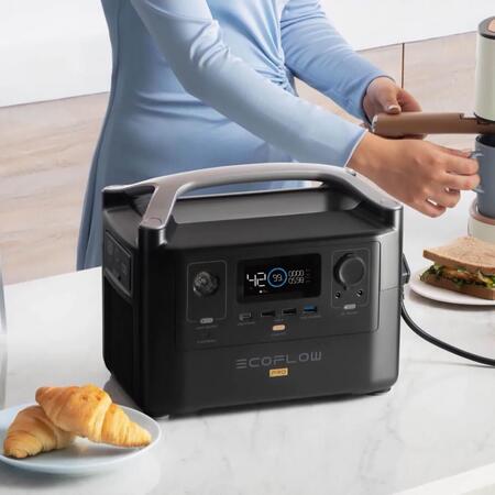 Зарядна станція EcoFlow River Pro, 600 Вт, 720 Вт*год (електростанція для дому) INTERNATIONAL Изображение