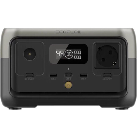 Зарядна станція EcoFlow River 2 300 Вт, 256 Вт/год, ZMR600-B-EU (електростанція для дому, UPS, ДБЖ) Изображение