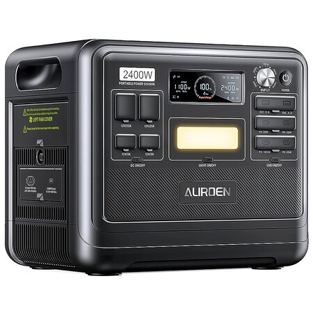 Зарядна станція Aliroen F2400, 2400 Вт, 2048 Вт/год (електростанція для дому, UPS, ДБЖ) EU, чорний Изображение