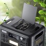 Зарядна станція Aliroen F2400, 2400 Вт, 2048 Вт/год (електростанція для дому, UPS, ДБЖ) EU, чорний Изображение