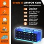 Акумулятор Cloud Energy LiFePO4 24V/100AH, 2560W*h, 100А (з дисплєм, літій-залізо-фосфатний акумулятор для ДБЖ (UPS)) Изображение