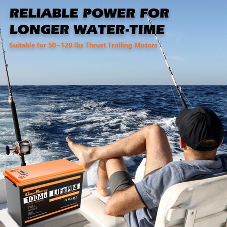 Акумулятор Cloud Energy LiFePO4 24V/100AH, 2560W*h, 100А (з дисплєм, літій-залізо-фосфатний акумулятор для ДБЖ (UPS)) Изображение