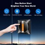 Робот для миття вікон Liectroux YW910, Bluetooth APP, чорний, техніка для дому Зображення