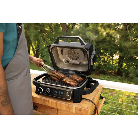 Електричний гриль-барбекю та коптильня Ninja Woodfire OG701EU Изображение