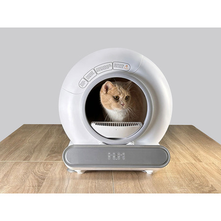 Смарт автоматичний лоток CKS Auto Self-Cleaning Cat Litter Box, 50.1х48х53.7см, котячий туалет,  для тварин Зображення