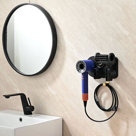 Тримач для фена Dyson, акриловий, чорний Зображення