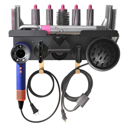 Полиця-тримач для зберігання Dyson, алюміній, чорний Зображення
