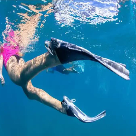 Ласти Ocean Reef Duo Fins, чорний, L/XL Зображення