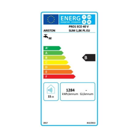 Бойлер Ariston PRO1 ECO 40 V SLIM 1.8K PL EU (3626459) Изображение