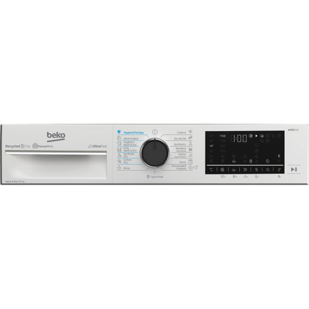 Пральна машина із сушаркою Beko B5DFT59447W Изображение