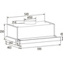 Кухонна витяжка Cata TFB-5160 wh 02034107 Зображення