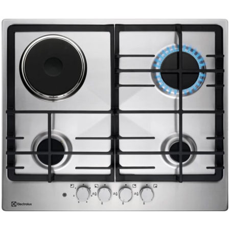 Варильна поверхня комбінована Electrolux KGM64311X Изображение