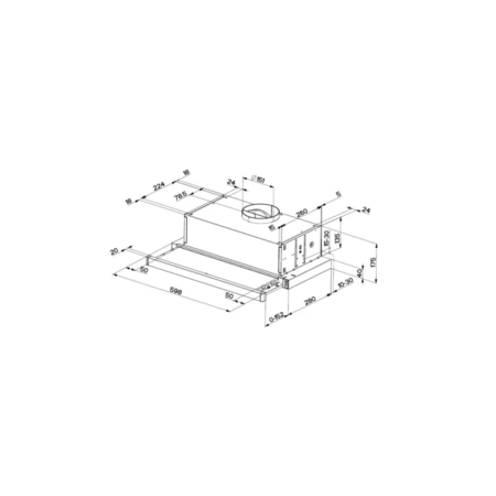 Витяжка кухонна Faber Flexa Ng Glass Lux Bk A60 (315.0635.137) (731280-01) Зображення