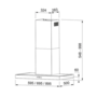 Кухонна витяжка Faber TSP X A60 2LS (325.0568.817) Зображення