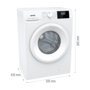 Пральна машина Gorenje WNGPI72SBS Изображение