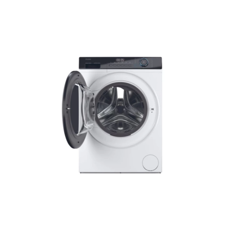 Пральна машина Haier фронтальна, 7кг, 1200, A+++, 44см, дисплей, пара, інвертор, чорний люк, прямий (HW70-B12929) Зображення