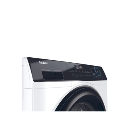 Пральна машина Haier фронтальна, 7кг, 1200, A+++, 44см, дисплей, пара, інвертор, чорний люк, прямий (HW70-B12929) Зображення