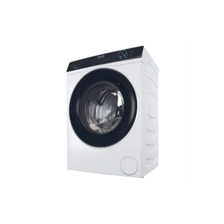 Пральна машина Haier фронтальна, 7кг, 1200, A+++, 44см, дисплей, пара, інвертор, чорний люк, прямий (HW70-B12929) Зображення