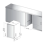 Вбудована посудомийна машина Hotpoint-Ariston HSIC3T127C Зображення