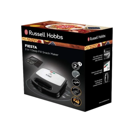 Бутербродниця Russell Hobbs Fiesta 3-in-1 24540-56 [61113] Зображення