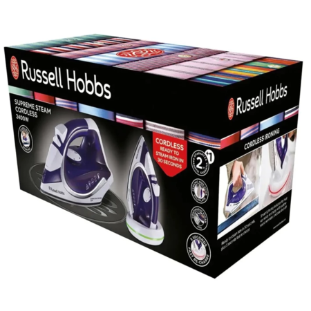 Праска Russell Hobbs 23300-56 Supreme Steam Cordless Iron Зображення
