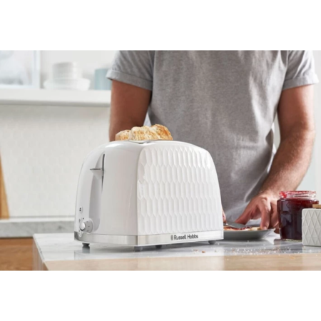 Тостер Russell Hobbs 26060-56 Honeycomb White Зображення