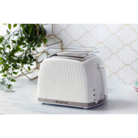 Тостер Russell Hobbs 26060-56 Honeycomb White Зображення