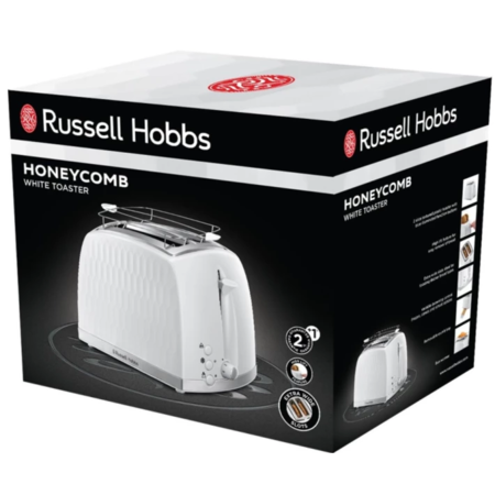 Тостер Russell Hobbs 26060-56 Honeycomb White Зображення