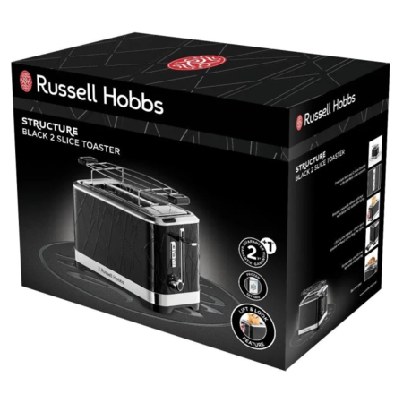 Тостер Russell Hobbs 28091-56 Structure Black Зображення