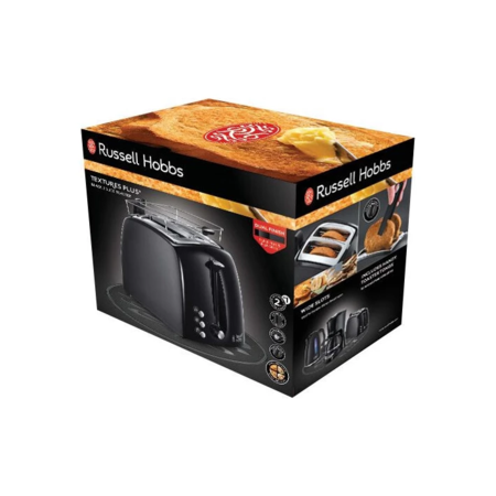 Тостер Russell Hobbs 22601-56 Textures Plus + Black Зображення