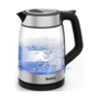 Електрочайник Tefal Glass Kettle KI605830 сріблясто-чорний Зображення