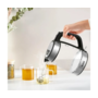 Електрочайник Tefal Glass Kettle KI605830 сріблясто-чорний Зображення