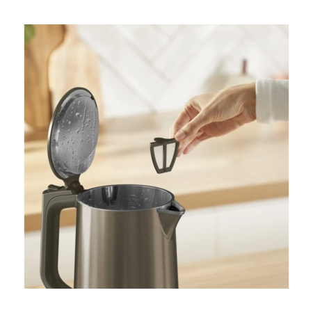 Електрочайник Tefal KI871FE0 Selection 1.7л, з подвійними стінками, 6 темп.реж, підтримка температури, сенc. управління, бронзовий (ERKI871FE0) Зображення