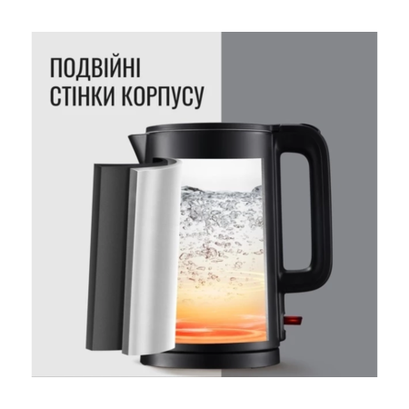 Електрочайник Tefal Thermo Protect KO1408E0 черный Изображение
