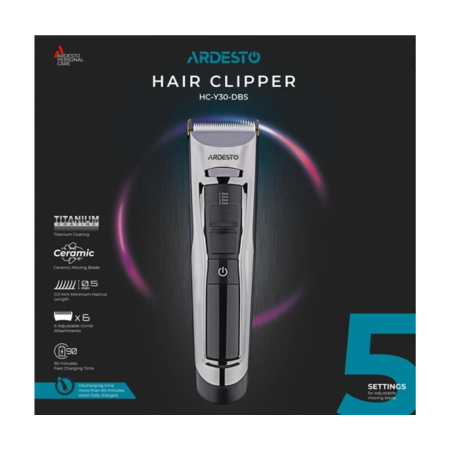 Машинка для стрижки Ardesto HC-Y30-DBS Зображення