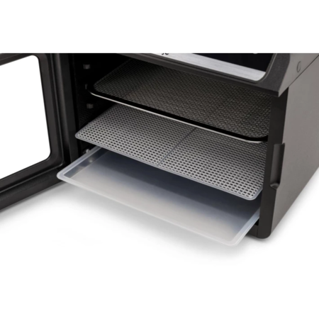 Сушарка для продуктів Gorenje FDK600DB 580Вт, піддонів - 6x1.5см, діаметр - 25см, макс - 75°С, дисплей, пластик+метал, чорний (ERFDK600DB) Зображення