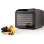 Сушарка для продуктів Gorenje FDK600DB 580Вт, піддонів - 6x1.5см, діаметр - 25см, макс - 75°С, дисплей, пластик+метал, чорний (ERFDK600DB) Зображення