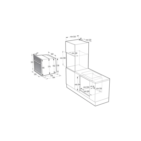 Духова шафа Gorenje BOS67371SYW - Оригінал! (762648-01-5731) Зображення