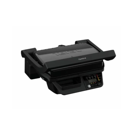 Контактний гриль Tefal GC7P0810 Optigrill 2000 Вт, 3 автоматичні програми, інтелектуальне готування, знімні антипригарні пластини Чорний Зображення