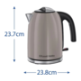 Електрочайник Russell Hobbs 28511-70, 1.7л, метал, мокко (ER28511-70) Зображення