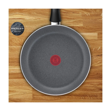 Tefal Сковорода Hard Stone, 20см, алюміній, бакеліт, сірий (D4560253-e) Зображення