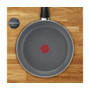 Tefal Сковорода Hard Stone, 20см, алюміній, бакеліт, сірий (D4560253-e) Зображення