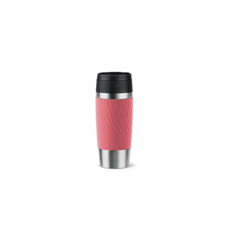 Термокружка Tefal Travel Mug Classic Twist, 360мл, нержавіюча сталь, кораловий (N2024410) (861038-01-KOLIDER) Зображення