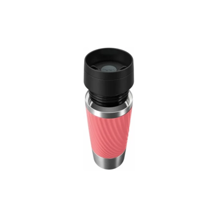 Термокружка Tefal Travel Mug Classic Twist, 360мл, нержавіюча сталь, кораловий (N2024410) (861038-01-KOLIDER) Зображення